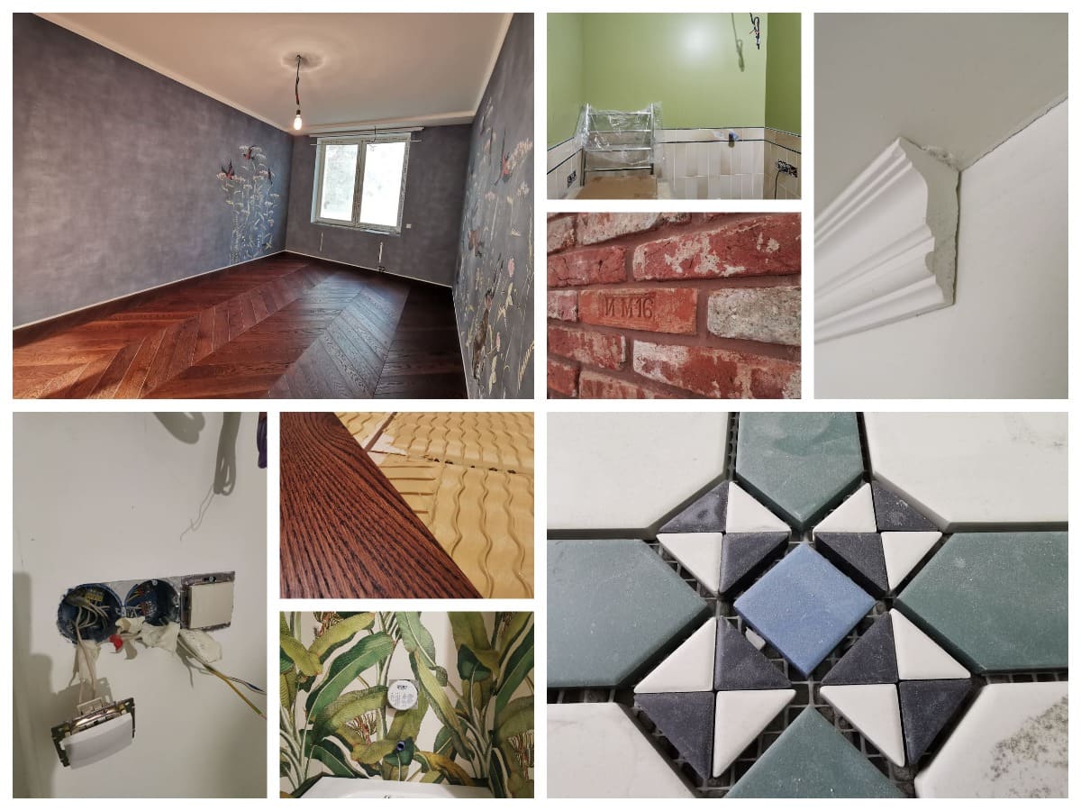 Этапы чистовой отделки