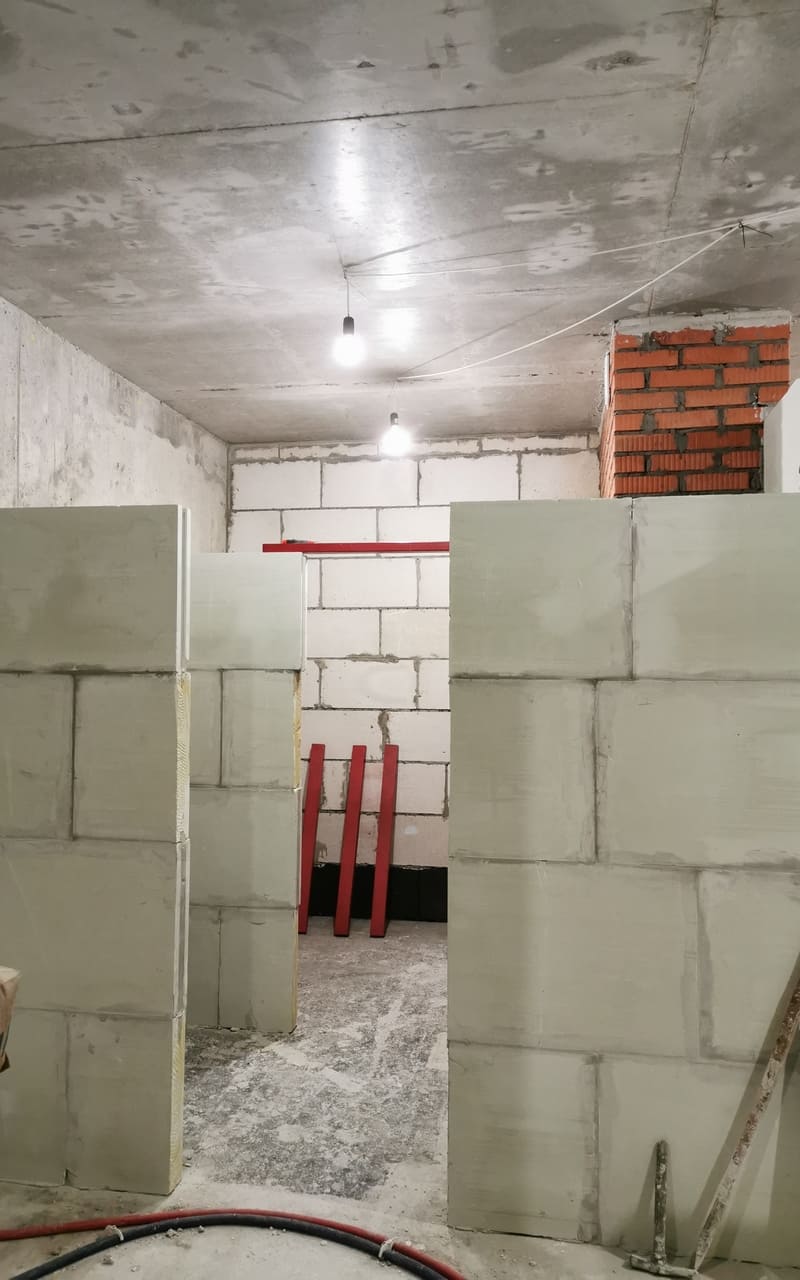 Возведение межкомнатных перегородок