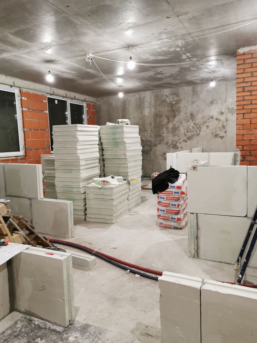 Монтаж перегородок в квартире