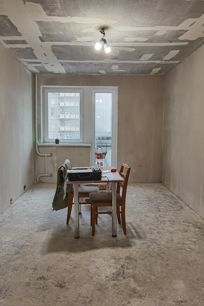 Штукатурка стен в новостройке