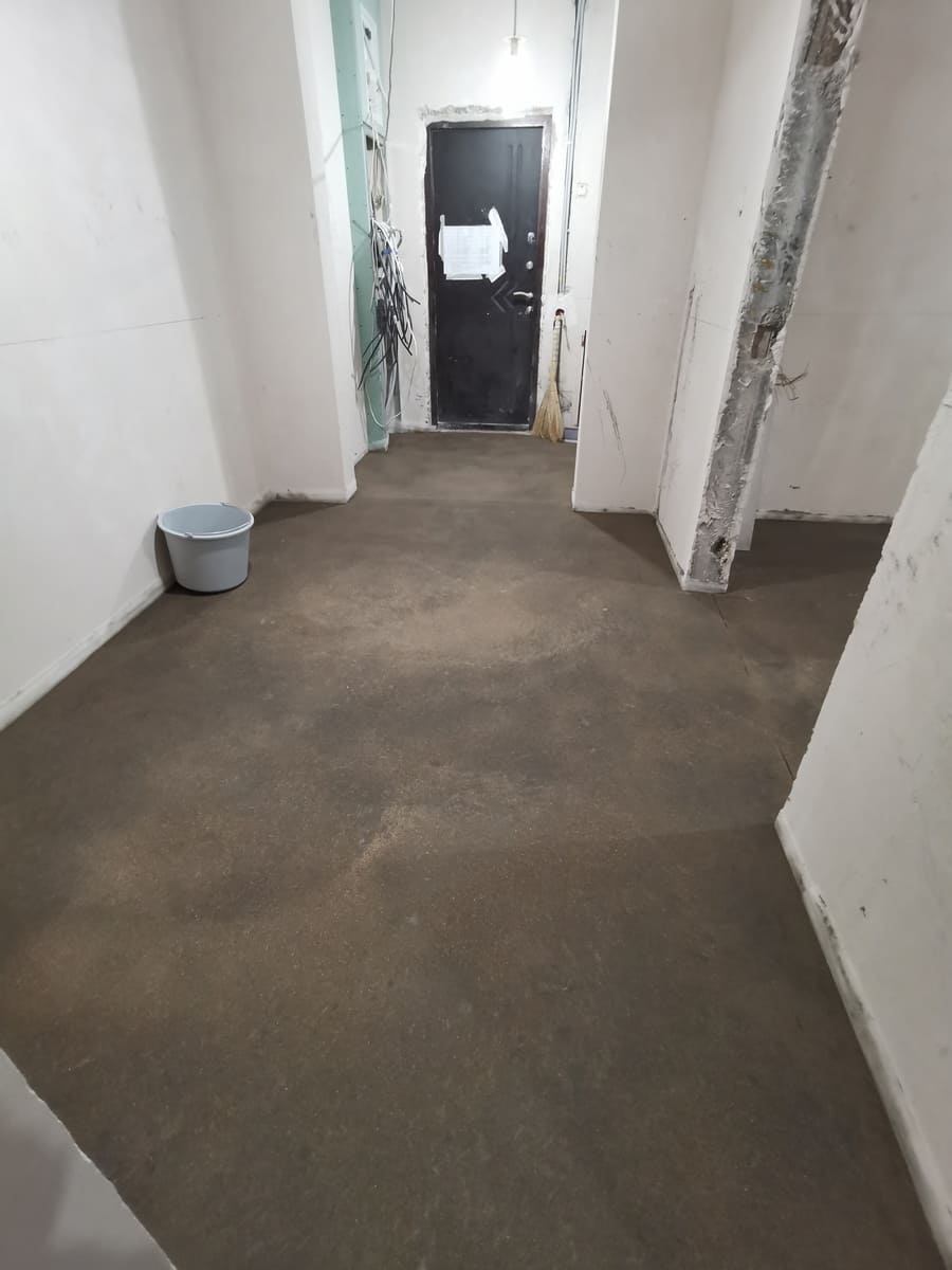 Заливка стяжки