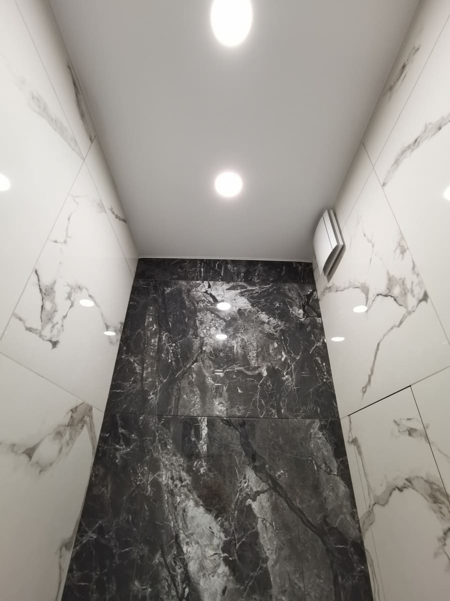 Установка светильников