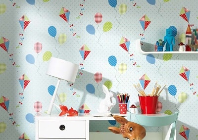 бумажные обои в детской