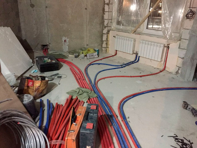 черновой ремонт в новостройке с материалом