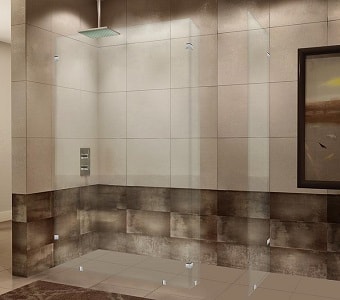 cтационарные душевые перегородки