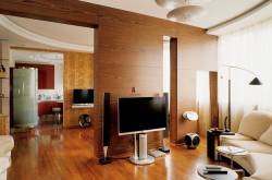 современная отделка стен в квартире фото