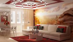 современная отделка стен в квартире фото