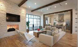 современная отделка стен в квартире фото