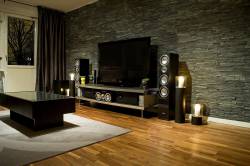 современная отделка стен в квартире фото