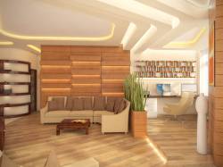 современная отделка стен в квартире фото