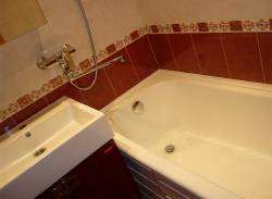 ванная 170х170 после ремонта