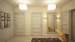ремонт в прихожей фото с узким коридором