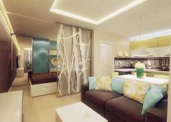 ремонт однокомнатной квартиры фото дизайн 40