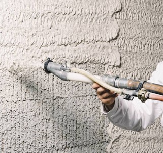 механизированная штукатурка по сетке