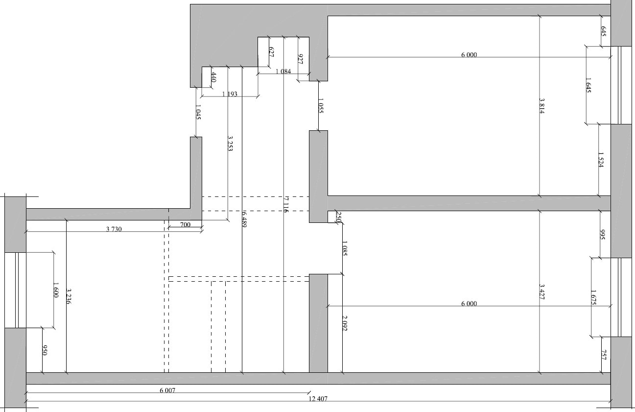 обмерочный план квартиры