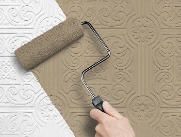 поклейка обоев под покраску