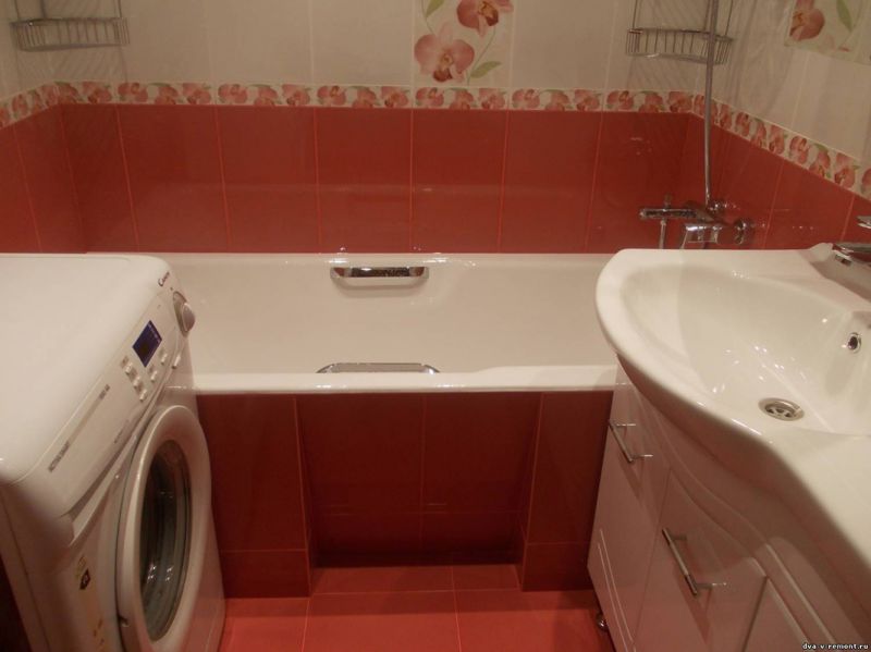 Фото ремонта ванной в панельном доме