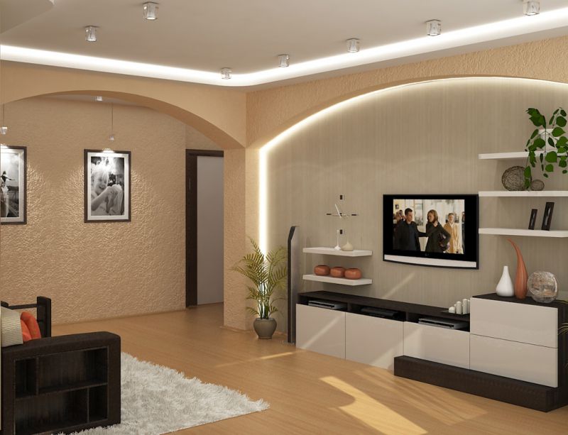 Дизайнерский ремонт 2 комнатной квартиры фото