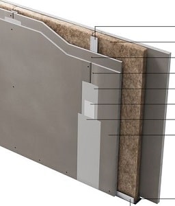 Гипсокартон двухслойный