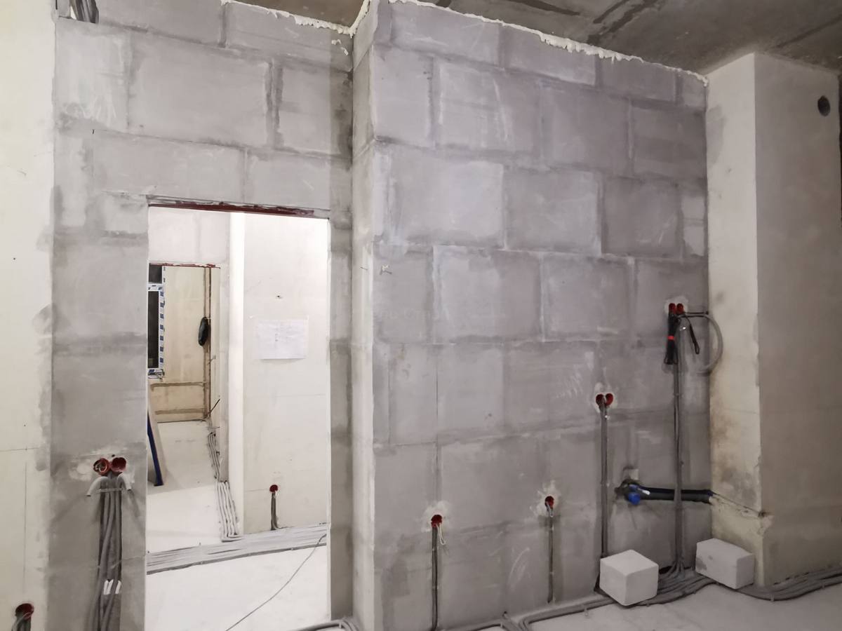 Разводка электрики на кухне с установкой подрозетников в пазогребневой перегородке