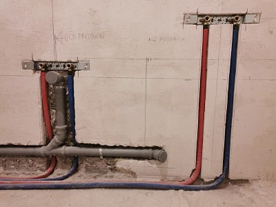 прокладка труб водоснабжения