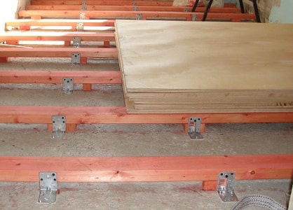 Ремонт полов на лагах