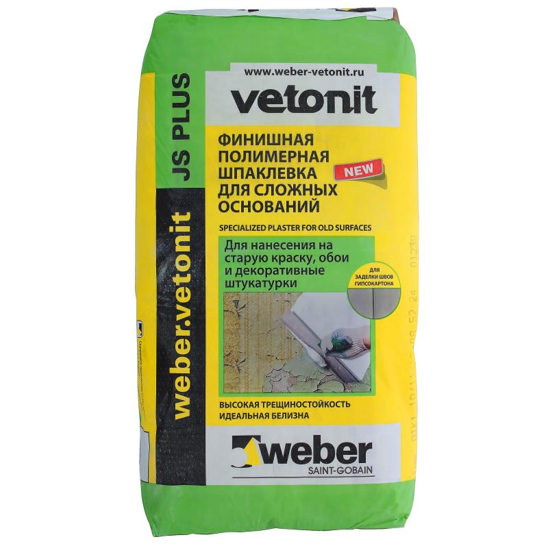 Шпаклёвка Weber Vetonit JS Plus