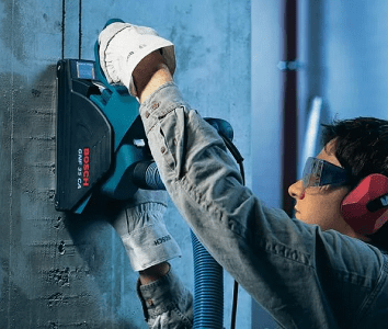 Штробление монолита