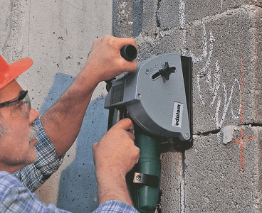 Штробление стен в пеноблоке
