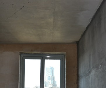 Штукатурка потолка по сетке