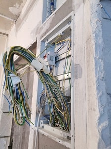 Установка силового щита