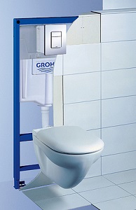 Установка унитаза